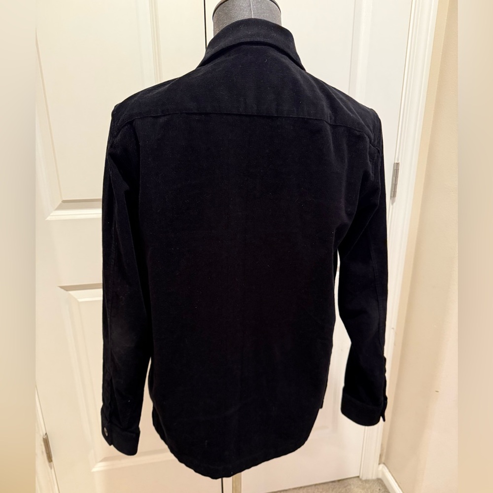 NN07 Black Corduroy Shirt Jacket - Picture 2 of 4